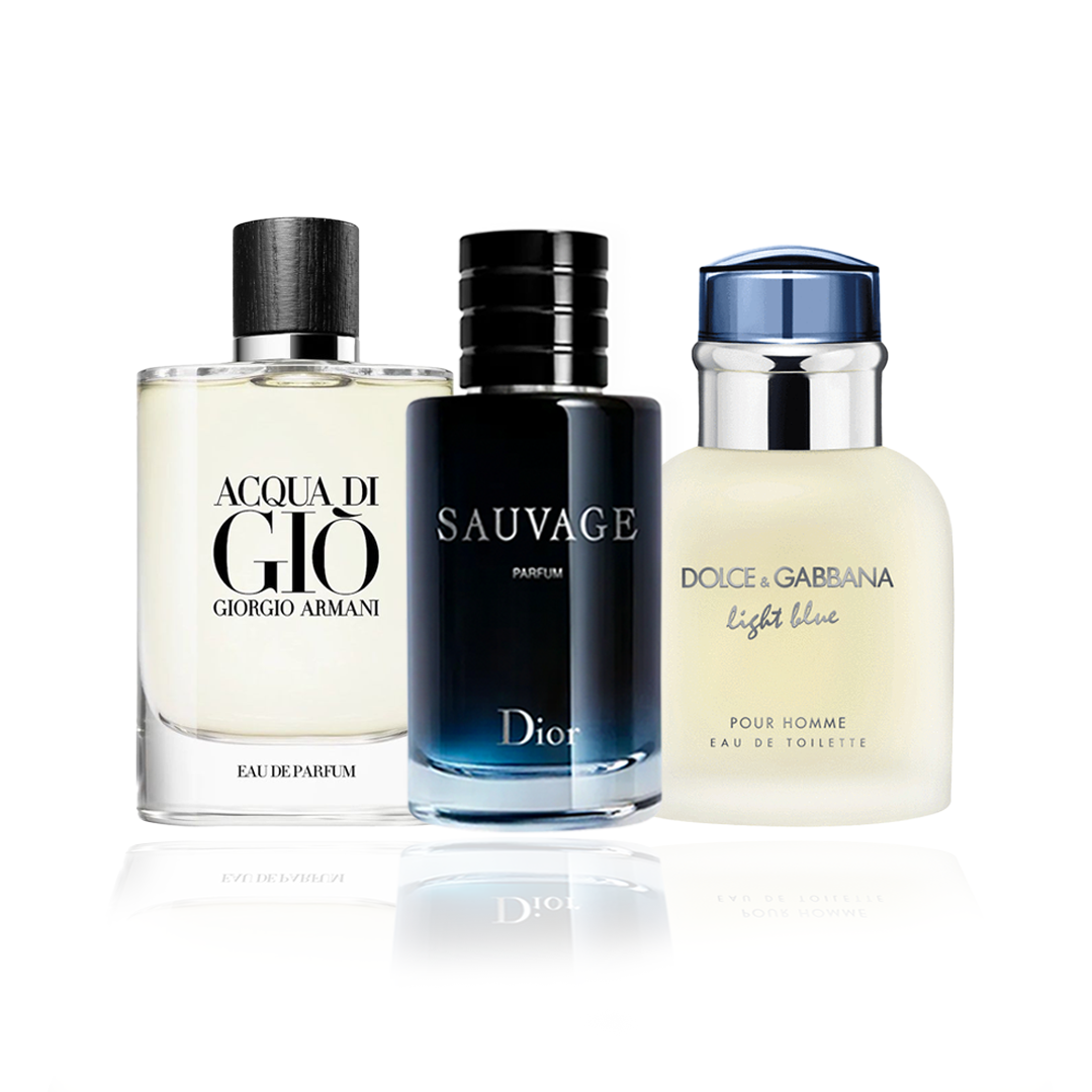 1+2 GRATIS: Ekskluzywny Zestaw 3 Męskich Perfum